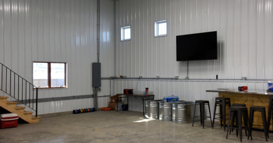 Brite red panel after