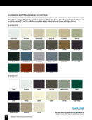 Aluminum Soffit and Accessories color chart Thumbnail